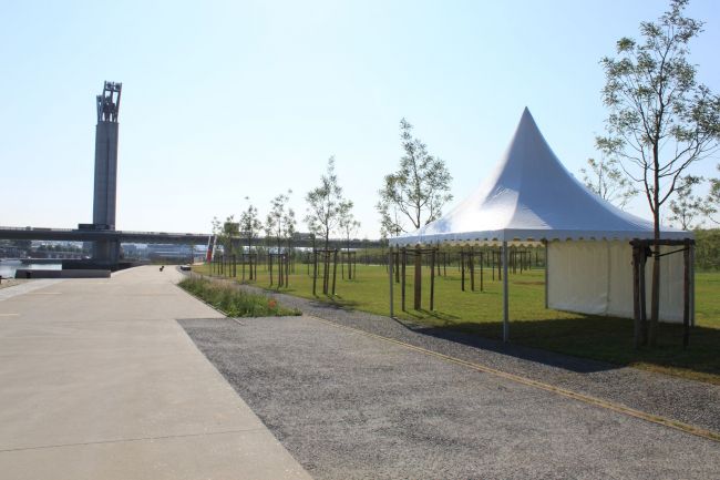 Tente sur la presqu'ile Rollet